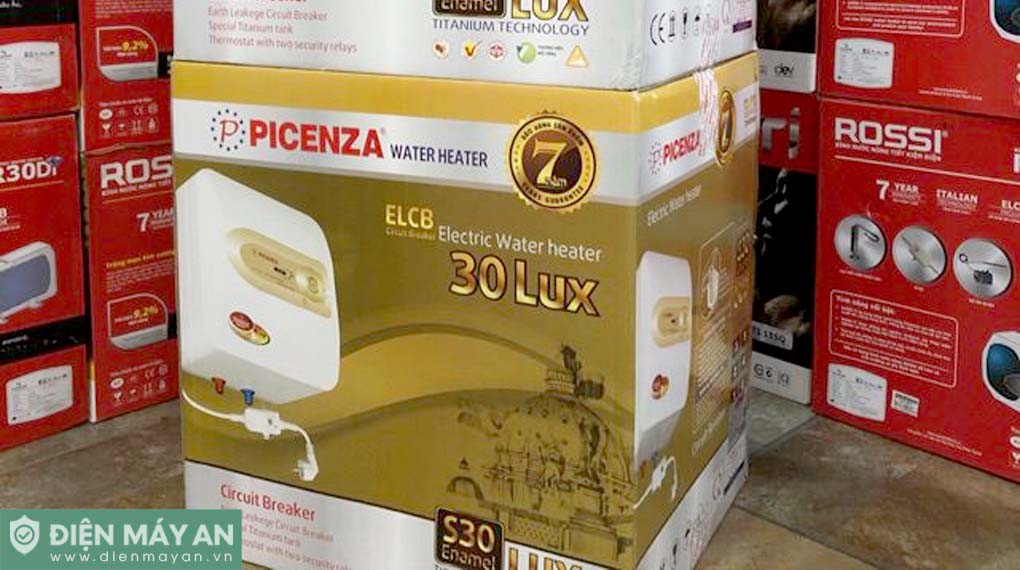 Bình nóng lạnh Picenza 30 lít S30LUX